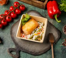 №10 Кордон блю с рисом и овощами