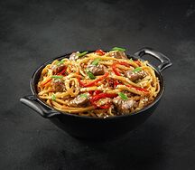 Лапша Wok свинина в остром соусе по-хунайски