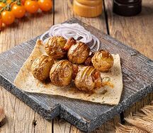 Картофель черри на мангале