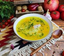 Суп куриный