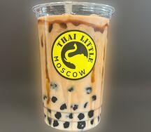 Молочный чай карамель с тапиоками