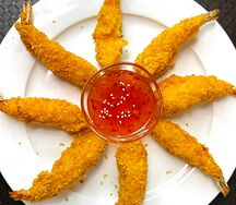 Креветки в панировке