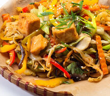 Фо сао чаи - Рисовая лапша с тофу