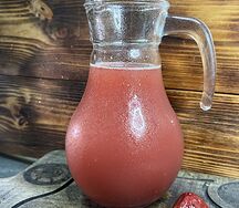 Морс домашний клубничный