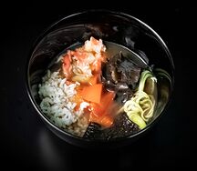 Тядзуке с мясом краба