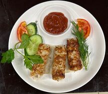 Люля из курицы на углях