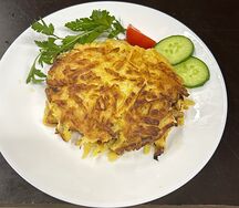 Драники с котлетой