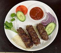 Люля из говядины на углях