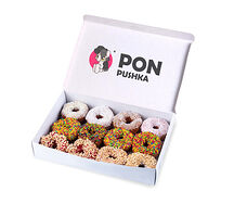 Глазированный бокс с посыпкой (12шт)