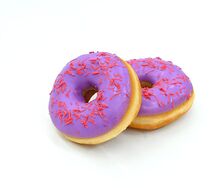 Донат ягодный