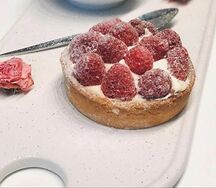 Тарталетка малиновая