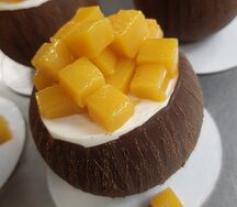 Муссовое пирожное Кокос без лактозы