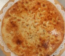 Пирог с курицей и зеленью 