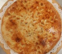 Пирог с курицей и болгарским перцем