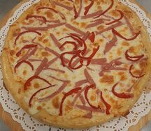 Пицца Ветчина с болгарским перцем 