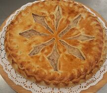 Пирог с говядиной и картофелем