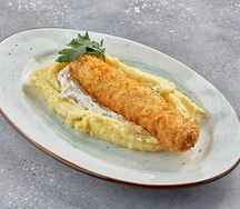 Люля из трески с пюре