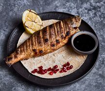 Форель на мангале