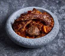 Чанахи с каре ягненка