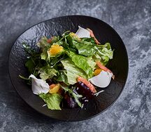 Семга с апельсинами