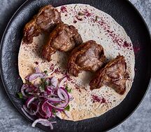 Шашлык из седла ягненка