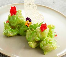 Креветки с васаби