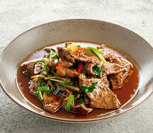 Жареная свиная печень