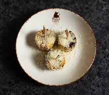 Кукуруза гриль с трюфелем и сыром