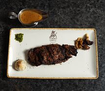 Стейк по-сингапурски с чёрным перцем