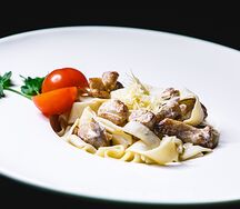 Феттуччине с курицей