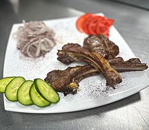 Шашлык из бараньей корейки