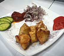 Шашлык из куриного филе