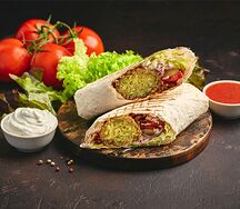 Шаурма с фалафелем