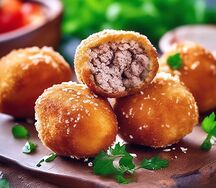 Шарики с мясом