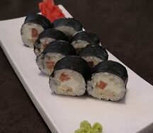 Цезарь-ролл с креветками