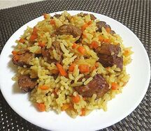 Плов с говядиной