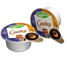 Порционные сливки Campina 10%