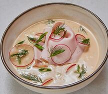 Окрошка с мортаделлой