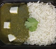 Палак панир с рисом басмати
