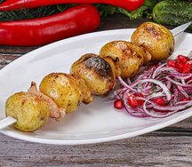 Картофель с курдюком 