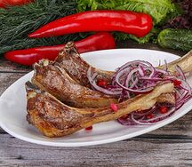 Шашлык из бараньей корейки