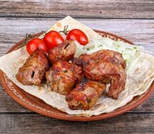 Шашлык из свиной шейки