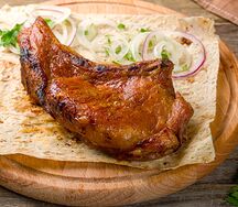 Шашлык из свиной корейки