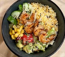 Боул с креветками