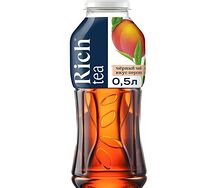 Rich tea холодный чёрный чай с персиком