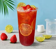 Лимонный чай Клубника