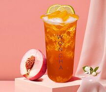 Лимонный чай с персиком