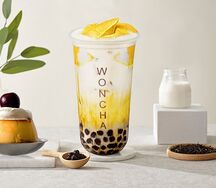 Молоко с яичным пудингом