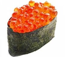 Суши с икрой красной 