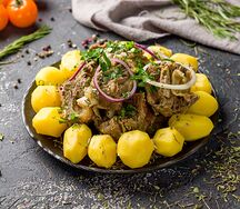 Хашлама с картофелем 